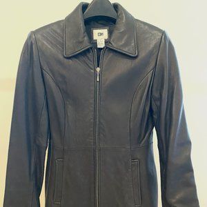 Nordstrom BP Soft Lambskin Leather Zip Jacket